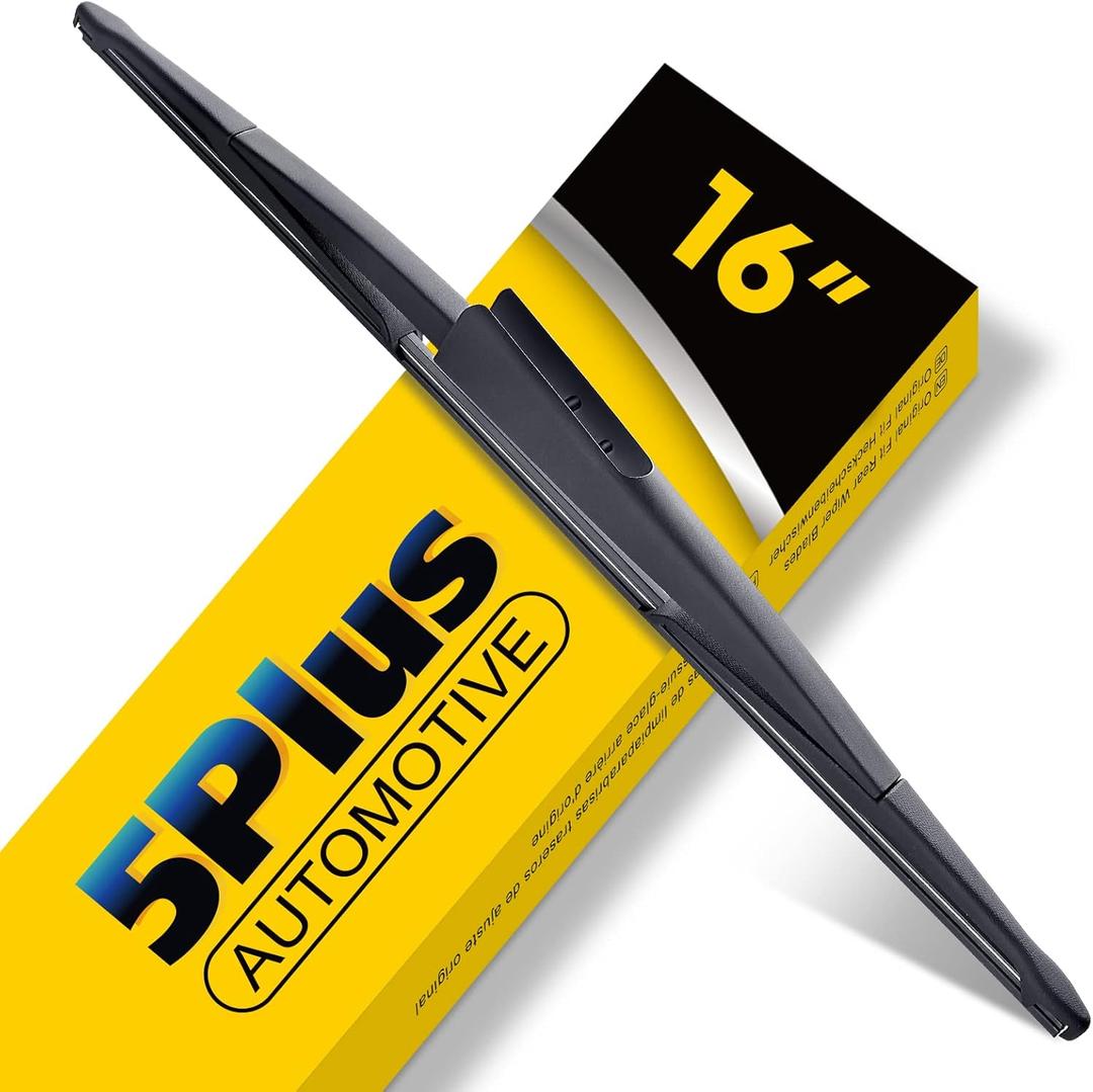 16" Rear Windshield Wiper Blade Replacement for Ford Expedition 2015 2014 2013 2012 2011 2010 2009 /Lincoln Navigator 2015-2009, Premium All-Season Rear Wiper Blades For My Car (16J)