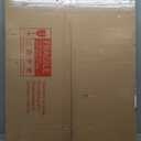 WEER White Bathroom Mirror 40X30 Inch, Rounded Rectangle White Metal Frame Mirror, Matte White Bathroom Vanity Mirror with Tempered Glass, Anti-Rust, Hangs Horizontally or Vertically