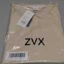 ZVX Men's Stripe Short Sleeve T-Shirt Mens Classic Casual Stripe Loose Shirts Size XL