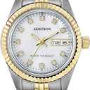 Armitron Women's Genuine Crystal Accented Bracelet Watch, 75-2475