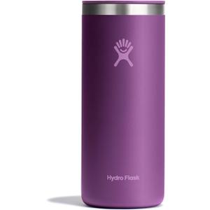 Hydro Flask Travel Coffee Cup  Insulated Stainless Steel, Non-Spill, Leak Resistant to-Go Tumbler 20 Oz Beachplum Purple