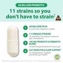 2 x Probiotics Supplements 60 Billion CFUs 11 Diverse Strains
