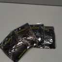 4 Pieces Adjustable Elastic No Crease Double Comb Hair Pins for Women's Curly Thick Wavy Hair Ponytail (Black, Coffee)