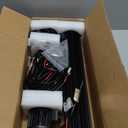 Nilight - ZH002 20Inch 126W Spot Flood Combo Off Road Led Light Bar 2PCS 18w 4Inch LED Pods With 16AWG Wiring Harness Kit-3 Lead For Tractor