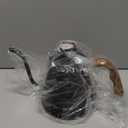 Harriet Gooseneck Kettle with Thermometer for Pour Over Coffee and Tea, 37 fl oz, Stainless Steel, Durable 3-Layer Base, Ideal Spout for Precision Pouring, Compatible with all Stove Tops, Black