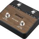 Donner Wireless Page Turner Pedal Teleprompter App Control Foot Pedal for Tablets Phones Rechargeable (Brown)
