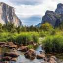 BEDUKE Jigsaw Puzzles 1000 Piece - Every Piece is Unique - Yosemite National Park for Adults Thick Sturdy Cardboard Precise Interlocking Family Game Puzzle Age 14+