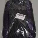 NBTEPEM Bling Car Center Console Cover, Leather Car Arm Rest Cover Cushion with 2 Storage Bags, Universal Auto Armrest Protector Storage Box, Bling Accessories Interior for Most Vehicles (Purple)