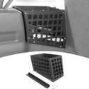 for Jeep JLU Trunk Left Side Cargo Rack Shelf Organizer Modular Storage Box Basket System Luggage Storage Carrier for Jeep Wrangler JLU 2018-2023 4DR for Hardtop