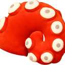 Octopus Tentacles Plush Pillow, Tentacles Stuffed Animal, Interesting Plush Gift for Kids Adults(17.7 * 13.7in,Red)