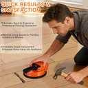 Floor Gap Fixer Tool, Heavy Duty Floor Gap Fixer Suction Cup Tool with Adjustable Height Setter, Enhanced Vacuum Suction Cup, Flooring Gaps Repair Tool for Laminate, Vinyl, Wood & Tile Flooring