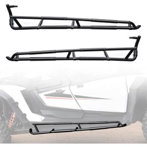 Nerf Bars Rock Sliders for Polaris RZR XP 4 1000 24-25, Steel Side Steps Low Profile Nerf Bars Tree Kickers Combined Side Bumper for Polaris RZR XP 1000 4 2024-2025 Accessories (4 Seater)