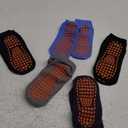 WANZHIHUI Grip Socks for Kids 5 Pairs Non Slip Grippy Sticky Anti Skid Slipper Socks for Yoga Barre Trampoline Gymnastics