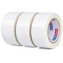 White Duct Tape Heavy Duty, 2 Inches x 30 Yards 3 Pack, 8.27 mil, Strong Industrial Strength, Flexible, No Residue, Waterproof and Tear by Hand, Multi-Use for Indoor & Outdoor Repairs