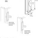 Prime-Line U 9503 Steel Latch Guard Plate Cover for Out-Swinging Doors, Gray (Single Pack) (3 in. x 11 in.)