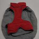 Gooby - Sports Vest, Fleece Lined Small Dog Cold Weather Jacket Coat Sweater with Reflective Lining, Orange, Large (Large chest (~19.5"))