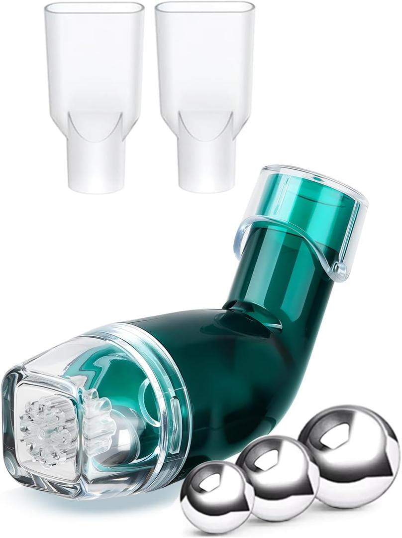 Flutter Valve Device for Lungs, Breathing Exercise Devicefor Lungs, Exerciser, Non-Measuring - Breathing Trainer, Natural Mucus Removal Device