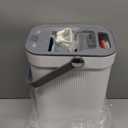 Dual-Mop and Bucket Set, 3-Tank Flat Mop and Bucket System with Separate Dirty and Clean Water, Wall Cleaner Mop, Flat Mops for Floor Cleaning with 6 Microfiber Pads