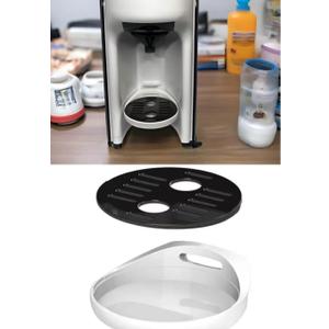 Quick-Release Adjustable Height Drip Tray Set for Baby Brezza Formula Pro Durable Replacement for Original Platform, Installs/Removes in Seconds