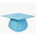 Unisex Adult Matte Graduation Cap with Tassel Year Charm 2025 Pack of 2