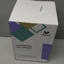 IMIPAW Automatic Cat Feeders, 3L Timed Cat Dry Food Dispenser with Desiccant Bags, Dual Power Supply, Programmable Portion Size, 6 Meals, 20 Portions Per Day, Auto Pet Feeder for Cats and Small Dogs (White)