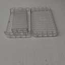 Acrylic 2 Tier Bathroom Counter Organizer,Makeup Organizer for Vanity,Clear Organizer Shelf for Kitchen Sink Countertop Storage,Perfume Tray for Dresser,Decor Tray for Skincare Cosmetics