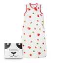 BubblePanda Rayon Made from Bamboo Sleep Sack 18-24 Months 1.0 Tog Soft Toddler Sleeping Sack 2t for Babies 2-Way Zipper Baby Wearable Blanket, Size XL