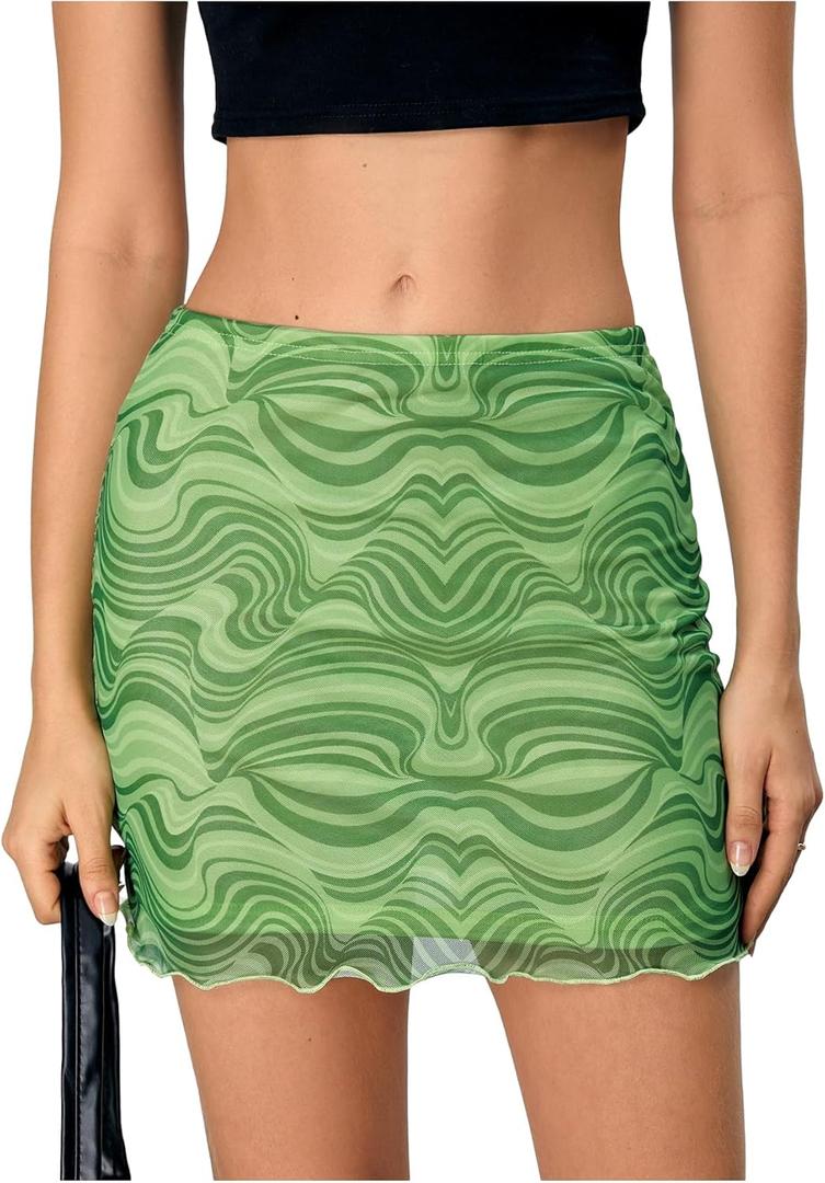 Verdusa womens Pencil (Green, XL)