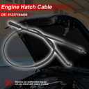 MUNIK 51237184456 Engine Hatch Cable for 2007-2014 BMW 3.0si,4.8i,X5,X6,xDrive35i,xDrive40i,xDrive50i,4.4T E70,E71,E72 Replat# 51237184456 912452 503951 V204589