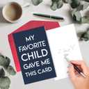 2 x NewEleven Funny Dad Christmas Card from Daughter, Son, Kids  Humorous Card for Daddy, Bonus Dad, Father-in-Law  Great for Fathers Day, Birthday, Just Because  Sentimental Greeting Card