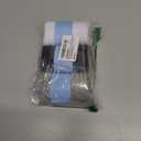 Women's Slouchy Socks Soft Casual Calf Socks Retro Scrunch Crew Socks 3/4 Pairs (Medium, Black&white&grey)