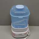 Bottle Sterilizer and Dryer, Compact Electric Steam Baby Bottle Sterilizer (Esterilizador de Biberones), Bottle Sanitizer for Baby Bottles, Pacifiers, Pump Parts Blue