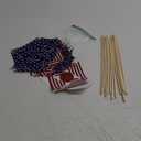 HOOSUN 4th of July Decorations,12Pcs American Flag Patriotic Pinwheels Fourth of July Decor Outdoor,Garden Wind Spinners Patriotic Decor Independence Day Decorations Pinwheels for Yard,Garden,Patio (Red, Blue. White)