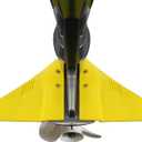 Quickmarine Boat Hydrofoil Stabilizer For Marine Outboard And Sterndrive Motors Made Of PA66 Plastic Yellow