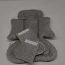 Infant Car Seat Insert Boy Girl, 3 in 1 Newborn Carseat Insert with Strap Pads, Car Seat Head Support for Baby Strollers, Swings, and Bouncers, Comfortable and Machine Washable, Grey
