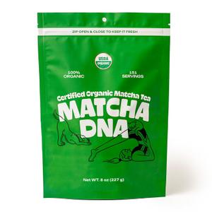 Matcha DNA Green Tea Powder Culinary Grade Powdered High in antioxidants USDA Organic, 8 Ounce