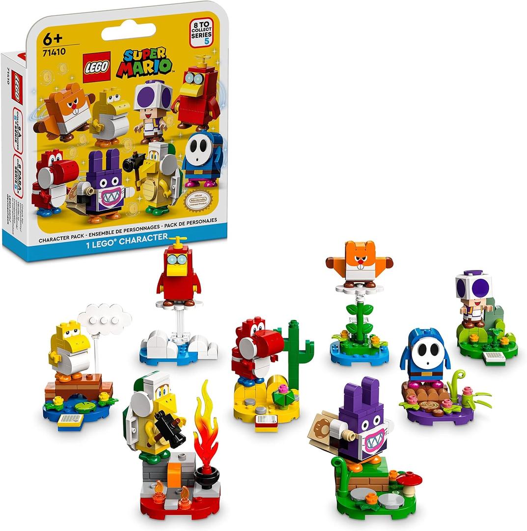 LEGO Super Mario Character Packs  Series 5 71410 Building Toy Set; Collectible Gift Toys for Kids Aged 6 and Up