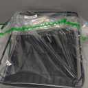 Extendable Dish Drying Rack Over Sink with Dish Drainer, Sink Organization and Storage Essentials with Silverware & Utensil Holder, Home and Apartment Decor, 12" W x 16.1~23" L, Black