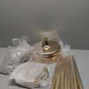 LANLONG 27.5in Flower Stand for Wedding Centerpieces for Tables - Metal Tall Floor vase with Acrylic Crystal, 4Pcs Gold Vases for Centerpieces Wedding Party Event, Birthday Home Decorations