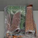 GimYaa Golf Putting mat Green Indoor and Outdoor with Auto Ball Return,Game Practice Golf Gifts for Home, Office, Backyard Indoor Golf and Outdoor Use, Crystal Velvet Mat (Brown)