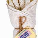 Old Fashion 100% Cotton Dishcloths - Set of 4 Mixed Colors - 4 Natural -11" x 11"