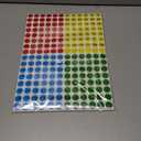 2 x 5760 PCS Pre-Priced Pricing Stickers, Sale Labels in 4 Bright Colors (Yellow/Red/Green/Cyan), Price Tag Stickers for Yard/Garage Sale, Flea Market (3/4 in Diameter)