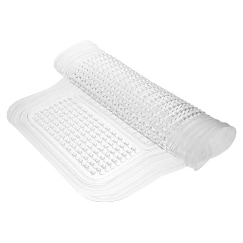 Healifty Silicone Car Floor Mats Full Transparent Front Seat Floor Mat for Easy Cleaning Lightweight Durable Auto Foot Mats for Vehicle Protection Suitable Cars