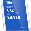 YIYO Sign Stand Poster Stand，adjustable heavy duty pedestal Sign Holder Floor Stand，acrylic frame floor signage standing for display menu 8.5*11 inch，Silver (acrylic frame 8.5*11 Silver)
