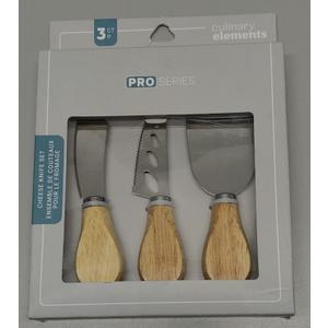 Culinary Element Pro Series Set Of Three (3) Cheese Knife Set