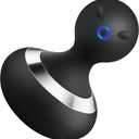 Cordless Electric Massager with 10 Powerful Vibrations, Rechargeable Handheld Neck Massager (Black)