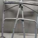 Medline Heavy Duty Bariatric Extra Wide Folding Walker with 5" Wheels, Supports up to 600 lbs, Comfort Foam Hand Grips
