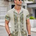 Alex Vando Mens 4-Way Stretch Wrinkle Free Business Casual Dress Shirt (L)