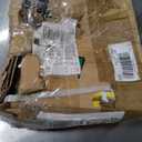 Fitvids Rubber Encased Hex Dumbbell, 25LB Pair