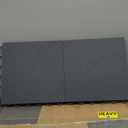 60-Pcs Interlocking Tile, Indoor/Outdoor Drainage Interlocking Floor Tiles 11.8" x 11.8", Anti-Slip Waterproof Soft PVC Splicing Flooring Tile for Garage Patio Pool Bathroom, Grey